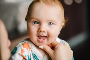 baby with teeth